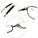 AQWANO 2 Pack Blue Light Blocking Computer Reading Glasses UV Protection Flexible TR90 Frame Lightweight Readers Glasses for Women Men +1.5