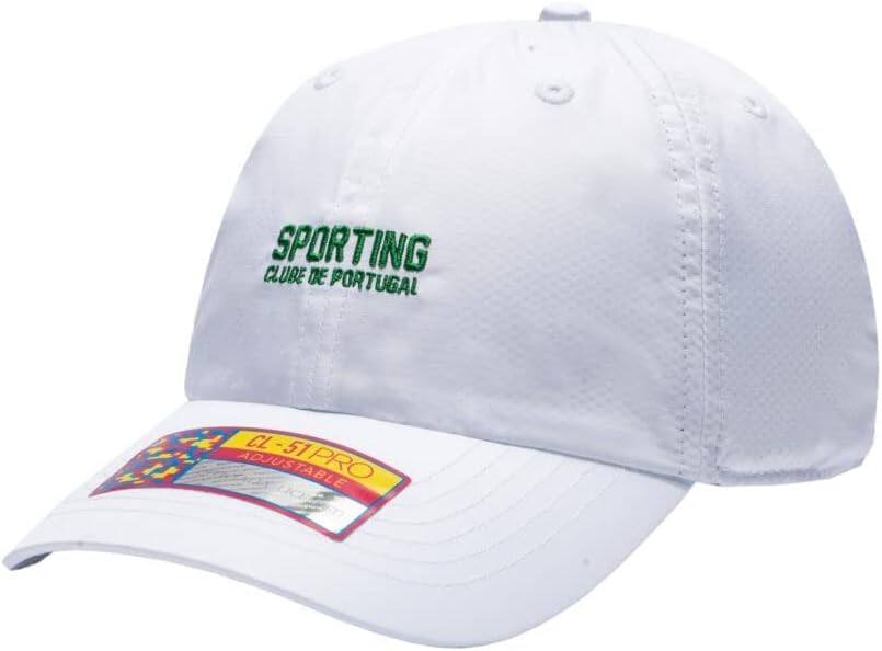 Fan Ink Sporting Lisbon Stadium Classic Adjustable Hat White