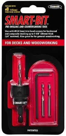 Starborn BDA141 No.8 Trim Head Smart-Bit Pre-drilling & Countersinking Tool