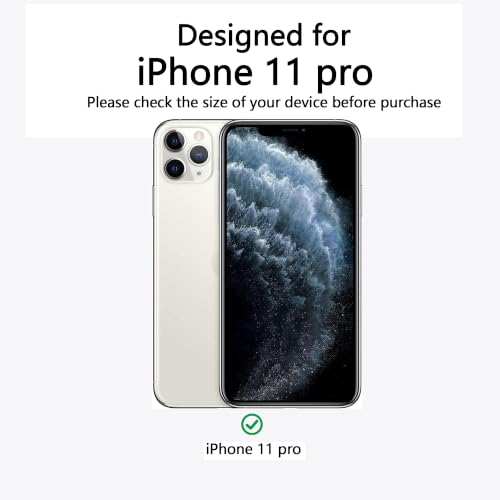 Image of for iPhone 11 pro Case [Compatible with Magsafe]Translucent Matte Phone Cover, [10 FT Military Grade Drop Protection] Slim Durable Shockproof Protective Bumper (Black Magnetic, iPhone 11 pro)