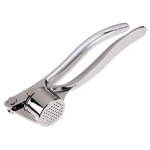 FHD Presse Ail en Acier Inoxydable Garlic Press Ail Mincer Cuisine Crusher Presser Outil (S)