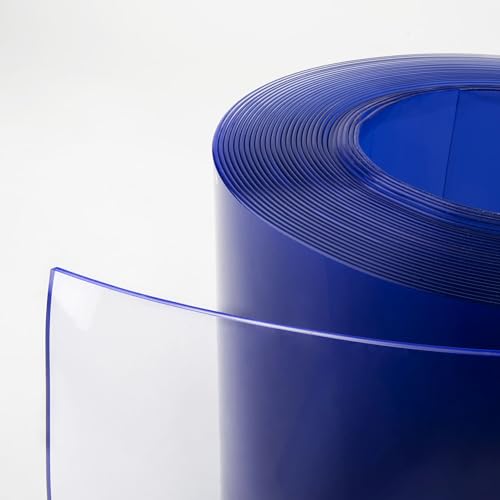 EraGreen Láminas de PVC Transparentes - 30 cm de Ancho x 3 mm de Grosor - Cortina Industrial y de Establo - Tiras de PVC (Se Vende por Metro)