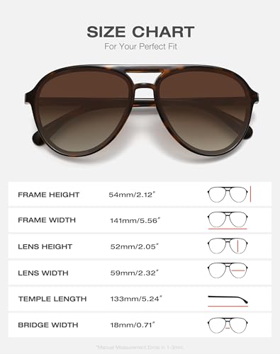 Retro Aviator Sunglasses Women Men Classic Trendy Vintage Double Bridge Aviators Sun Glasses UV Protection4