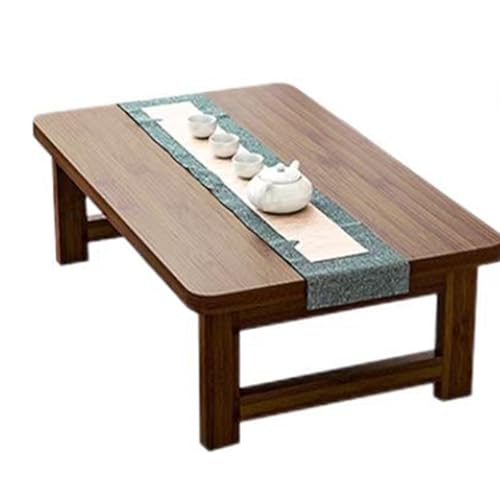 Bureau de sol pliable japonais et table basse de salon gain de place
