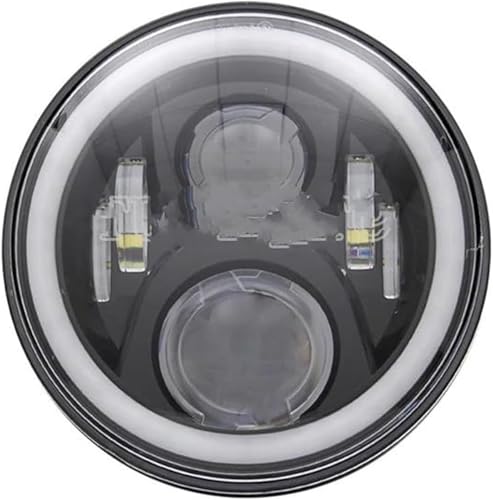 Phares de moto 7 pouces boîtiers universels pour voyage de nuit