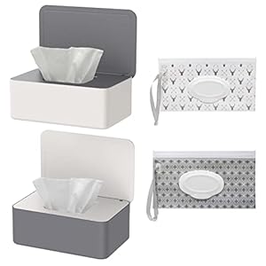 Anshuke 2 Stück Feuchttücher Box Set