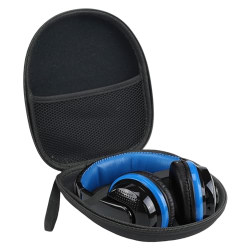 Kopfhörer Tasche für Over Ear/On Ear Headset - Ohrhörer Schutzhüllen Case - kopfhörer Aufbewahrungstasche 22 x 19 x 6 cm