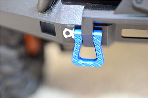 GPM for Traxxas TRX-4 Trail Defender Crawler Aluminum Front/Rear Bumper D-Rings -4PC Set (Green)