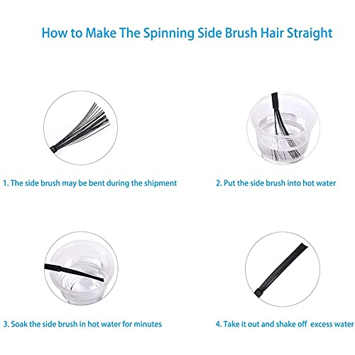 Huhebne Filtro Spazzole Laterali Parti di Ricambio...