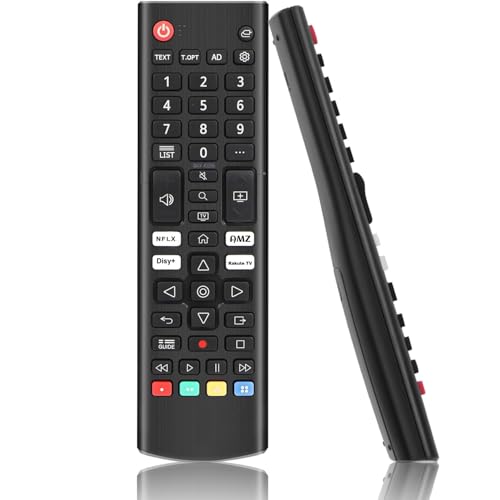 1 mando a distancia de repuesto para LG Smart TV, AKB76037601, mando a distancia universal compatible con todos los LG LED, OLED, LCD, webOS, 4K, 8K UHD, HDTV, HDR Smart TVs