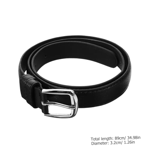 Boys PU Leather Belt Stylish Waist Belt for Jeans and Pants Versatile Design for Comfortable Fit Durable2