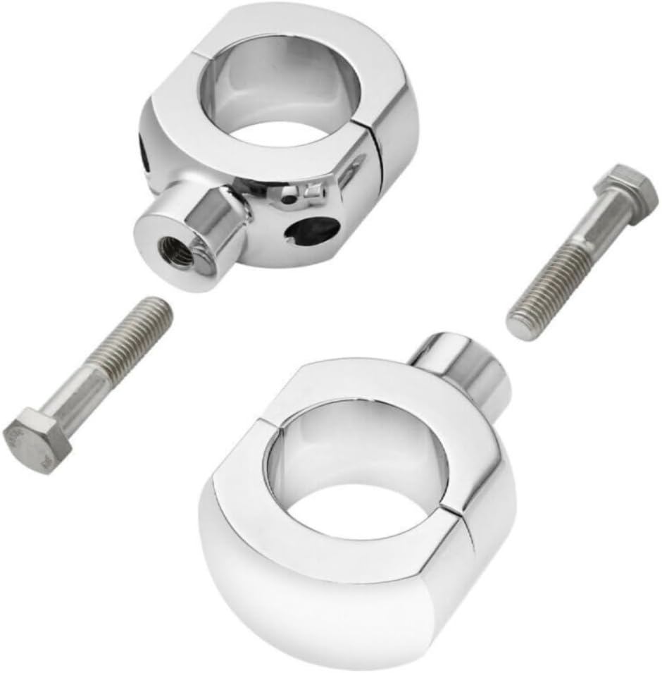 Ren Tsui 2" Handlebar Bar Risers For Harley Davidson 1200 Road -(Aluminum alloy) -(Chrome) RXC0176