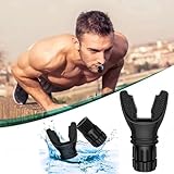 SensaBliss 肺活量を鍛える器具 呼吸筋 肺活量トレーニング 呼吸運動トレーナー 腹圧呼吸 腹式呼吸 鍛える グッズ 食品グレードのシリコーン 調節可能 ポータブル 肺活量測定器 息を吐く力を鍛える 息を吸う力 息切れ 吹奏楽器 歌唱 発声練習 ボイストレーニング 器具