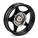 Minho MT2.15x10 Steel Rear Drum Brake Wheel Hub 10 Inch Compatible with Chinese GY6 50cc 4-stroke Engine Scooter Mopeds Taotao 50cc Sunl 50cc,Black Finish,5-spoke Wheel Rim