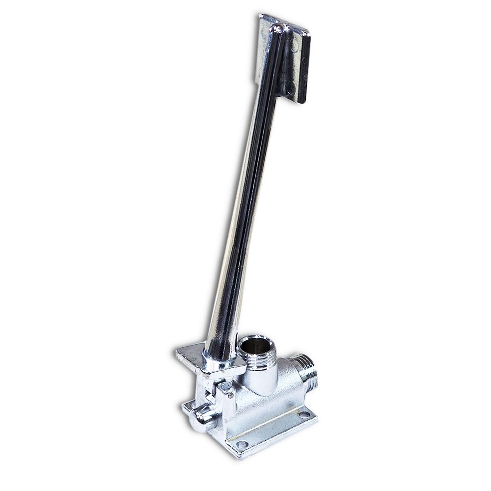 Pedal de Agua de 1 Vía con Palanca Abatible – Válvula Mecánica de Accionamiento por Pie para Lavabos, cocinas, laboratorios, hostelería y Uso Profesional