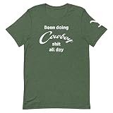 PARAMOUNT NETWORK Yellowstone Cowboy Adult Short Sleeve T-Shirt - Officially Licensed - Forest, 2X-Large