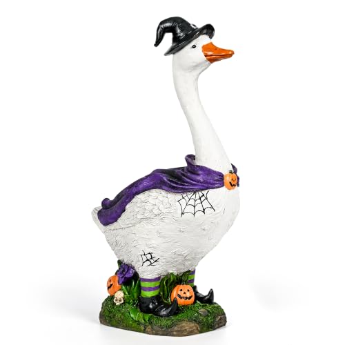 GIGALUMI 20" Halloween Witch Porch Goose for Outdoor Halloween Decorations - image 8