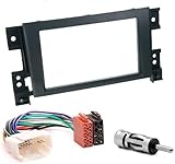 CARAV 09-001-12-6 doppel DIN Autoradio Radioblende Einbauset für Suzuki Grand Vitara, Escudo 2005+