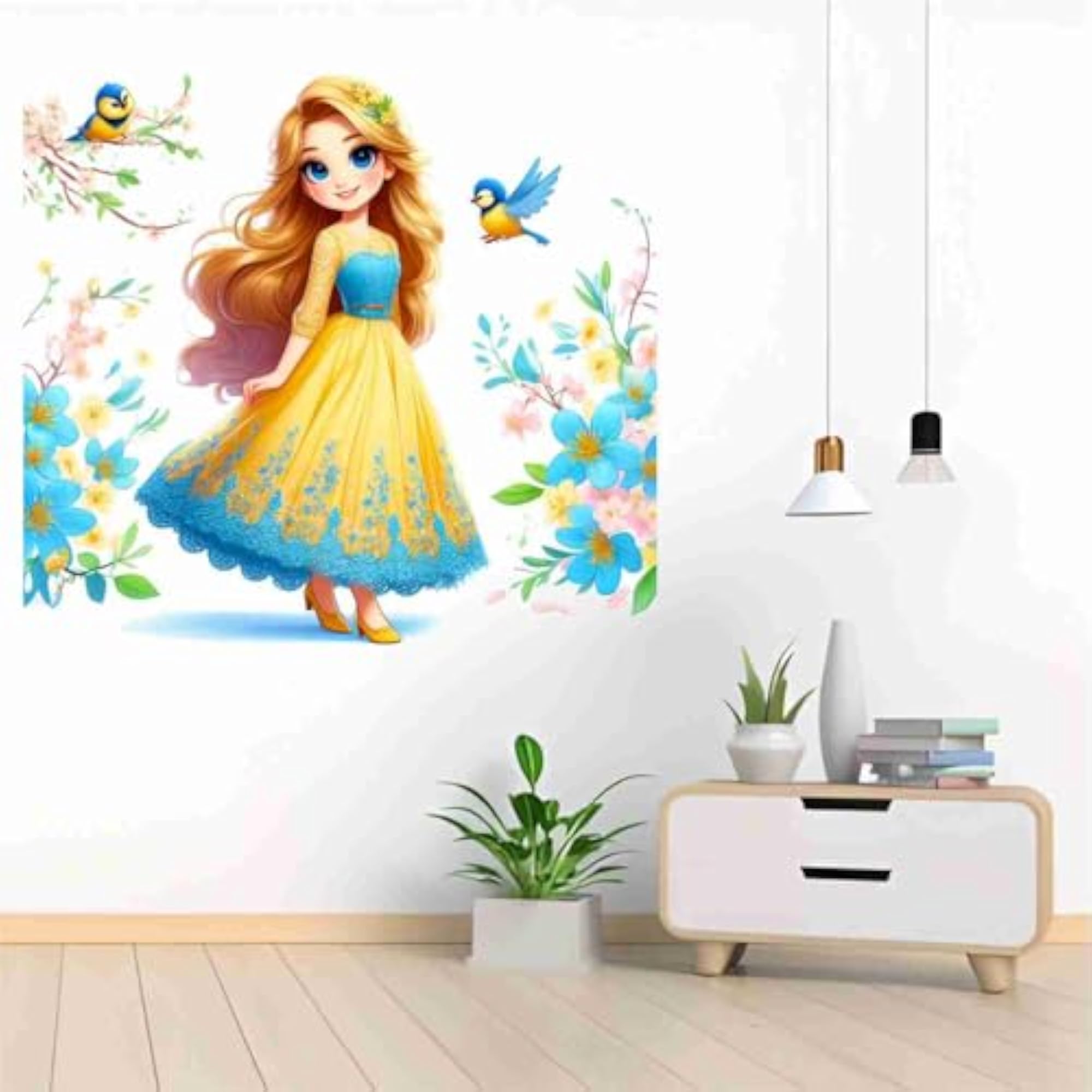 Magical Fairy Princess Wall Sticker for Nursery Wall Decor