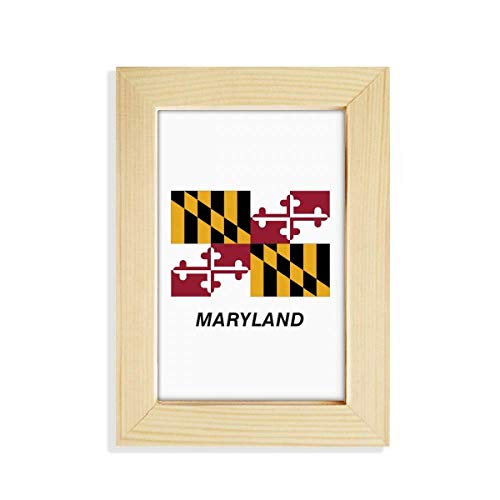 デスクトップの木製のフォトフレーム画像芸術絵画5 x 7インチ