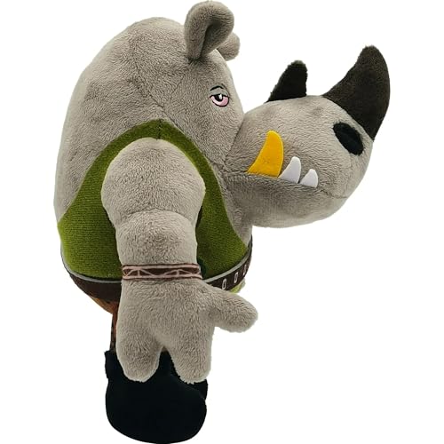 Peluche Rocksteady TMNT cadeau figurine Mutant Mayhem dès 3 ans - 4