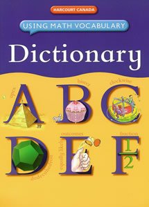 Paperback Using Math Vocabulary : Dictionary for Grades 3 to Book