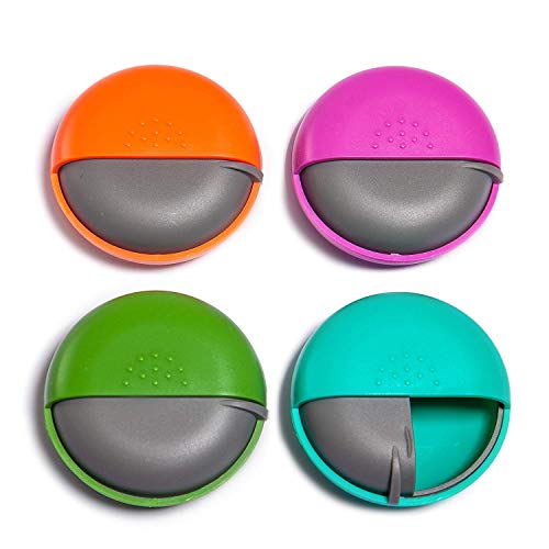 Pillendose Klein Rund Pillenbox Vitamine Medizin Tablet Organizer Case (4 Pcs)