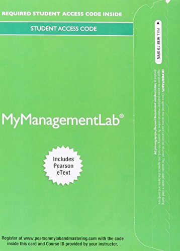 Management, Student Value Edition Plus MyLab Ma... 0133972941 Book Cover