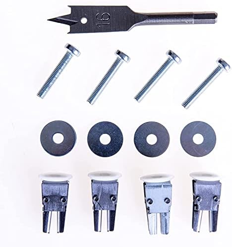 T-Bolt heavy duty METAL Plasterboard Fixing - TV Mounting Kit 4 Pack - Holds up to 65kg per Fixing!