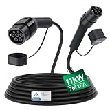 GONEO Tipo 2 Cavo di Ricarica 11kW 7M 16A 400V 3 Fase Mode 3 per EV/PHEV