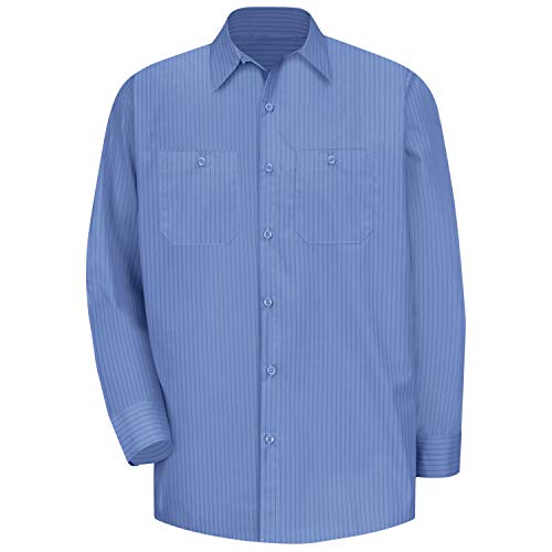 Red Kap Men's RK Industrial Stripe Seven Button Work Shirt3