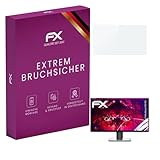 Mieux que le verre: à la différence réelle en verre ou Tempered Glass qui FX-Hybrid-Glass Protection Écran en Verre trempé de plastique est incassable et incassables - ajustement parfait et compatible avec Dell UltraSharp U3219Q