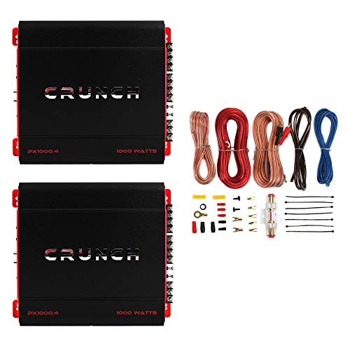 Amazon.co.jp: Crunch PX-1000.4 1000W 4チャンネルアンプ (2パック