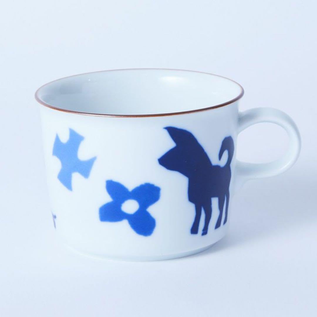 Amazon.co.jp: 柚木沙弥郎 白山陶器マグカップ 100歳記念lifeLIFE展