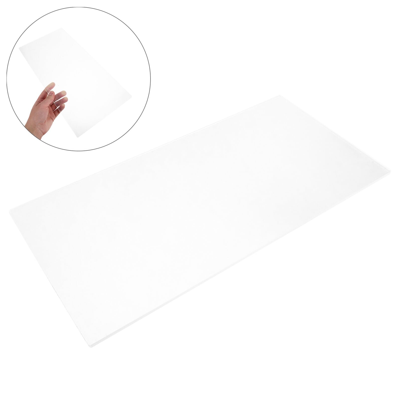 TOYANDONA Separador de Estantes para Armario Acrílico 40x25x0, 5 Cm
