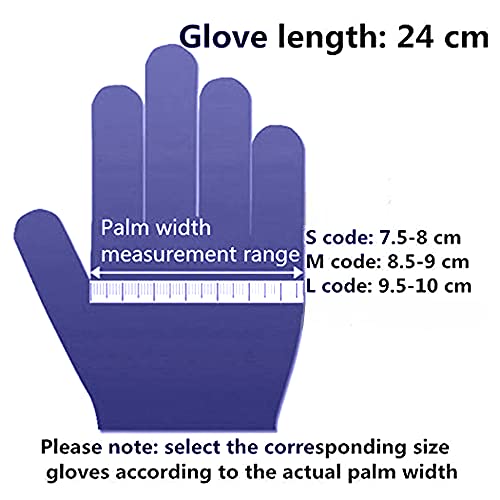 Nu Steel Nitrile Ambidextrous Disposable Gloves - Soft Industrial Gloves, Nitrile Gloves, Powder-Free, Latex-Free Protective Gloves, Soft, Comfortable, Food Safe, Size Large #TOP2