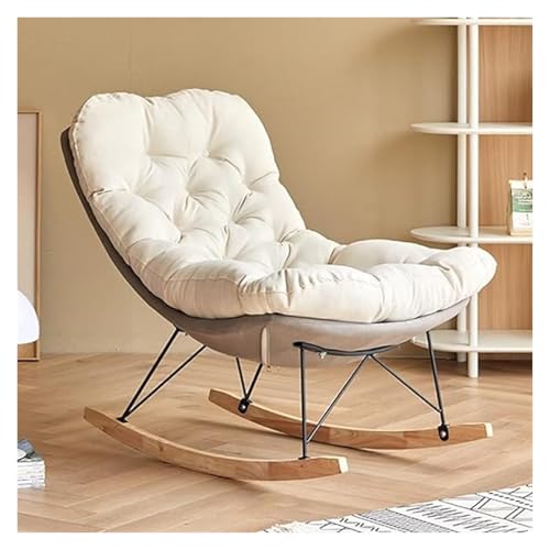 GONGPEI Rocking Chairs,Mid Century Fabric Rocking Chair, Rocking Chair for