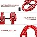 EGV 4 Pack G80 Alloy Steel Hammerlock Coupling Link,1/4