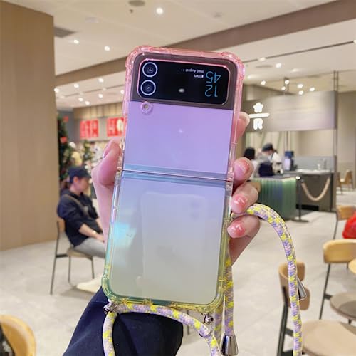 Coque Samsung Z Flip 4 cordon crossbody pour vos sorties et voyages