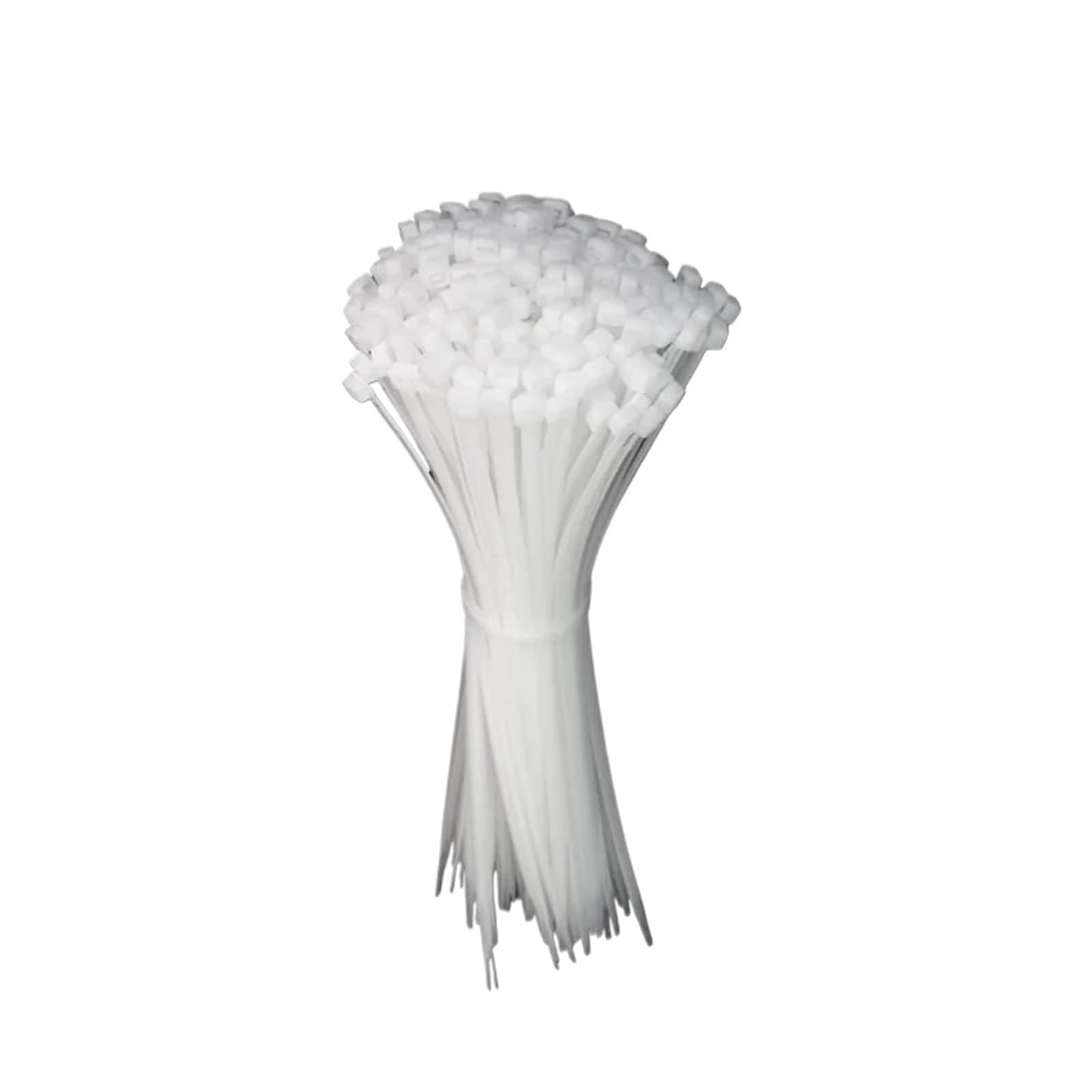 cinturón de plástico, Bridas de nailon autoblocantes for cables (paquete de 100), blancas, varios tamaños(2.6x200(white)100pcs)