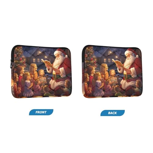 Funda para portátil de 13-14 pulgadas Navidad Santa Claus miniatura 2