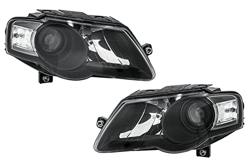 Optiques HELLA De Halogène 12V 1El 247 014-831 finition noire et verre limpide haut de gamme