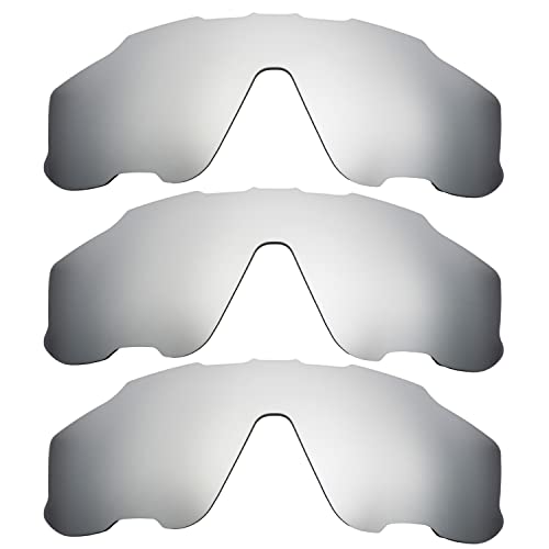 Lentes Oakley Jawbreaker espejo titanio con protección polarizada antirreflejos