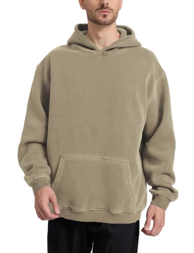 Image of Hatant Oversized Hoodie Sweatshirts for Men Couples Heavyweight Hoodies Pullover Vintage Mens Acid Wash Sweaters Clothes 2026