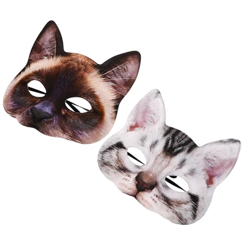 Masque de chat en cadeau d'anniversaire original pour petits invités