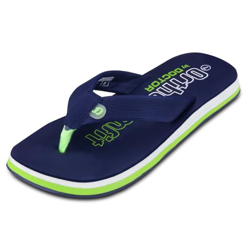 Image of DOCTOR EXTRA SOFT Men's Orthopedic Tpr Slippers With Cushion Footbed For Adult|Stylish & Anti-Skid|Comfortable & Light Weight|Casual Durable Waterproof Everyday Dr. Home Flip Flops Gents & Boys D-36