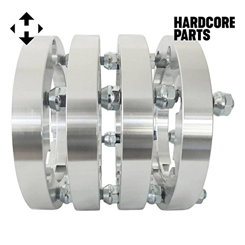 4Pc Atv Wheel Spacers 2" (1 Inch Per Side) For 4X156 Bolt Patterns, 12X1.5 Threads (Same Style Lug Nuts As Automotive Spacers) Polaris Ranger Rzr Xp 1000 Trail 900 Xc High Performance S Ranger Ace #TOP2