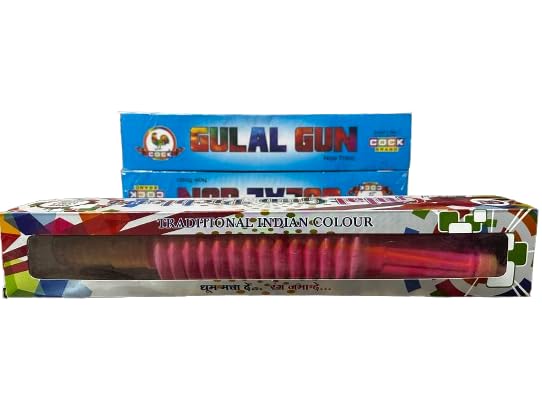 Image of Herbal Holi Magic Gulal Shooter /Pichkari Gun, Prefilled Gun1 Refill (Herbal Gulal Gun)((Set 1)