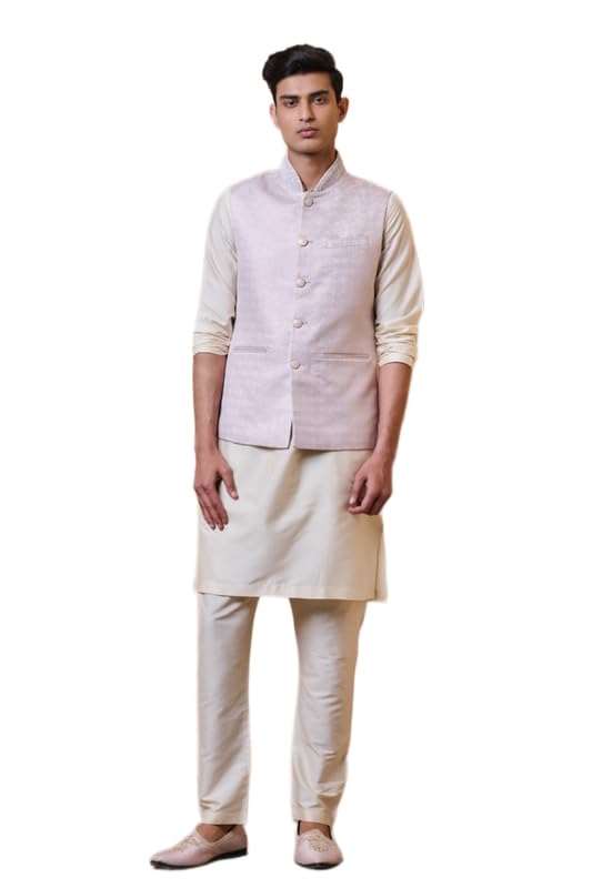Lilac Brocade Bundi | Ethnic WEAR | Lilac | XS-image-27