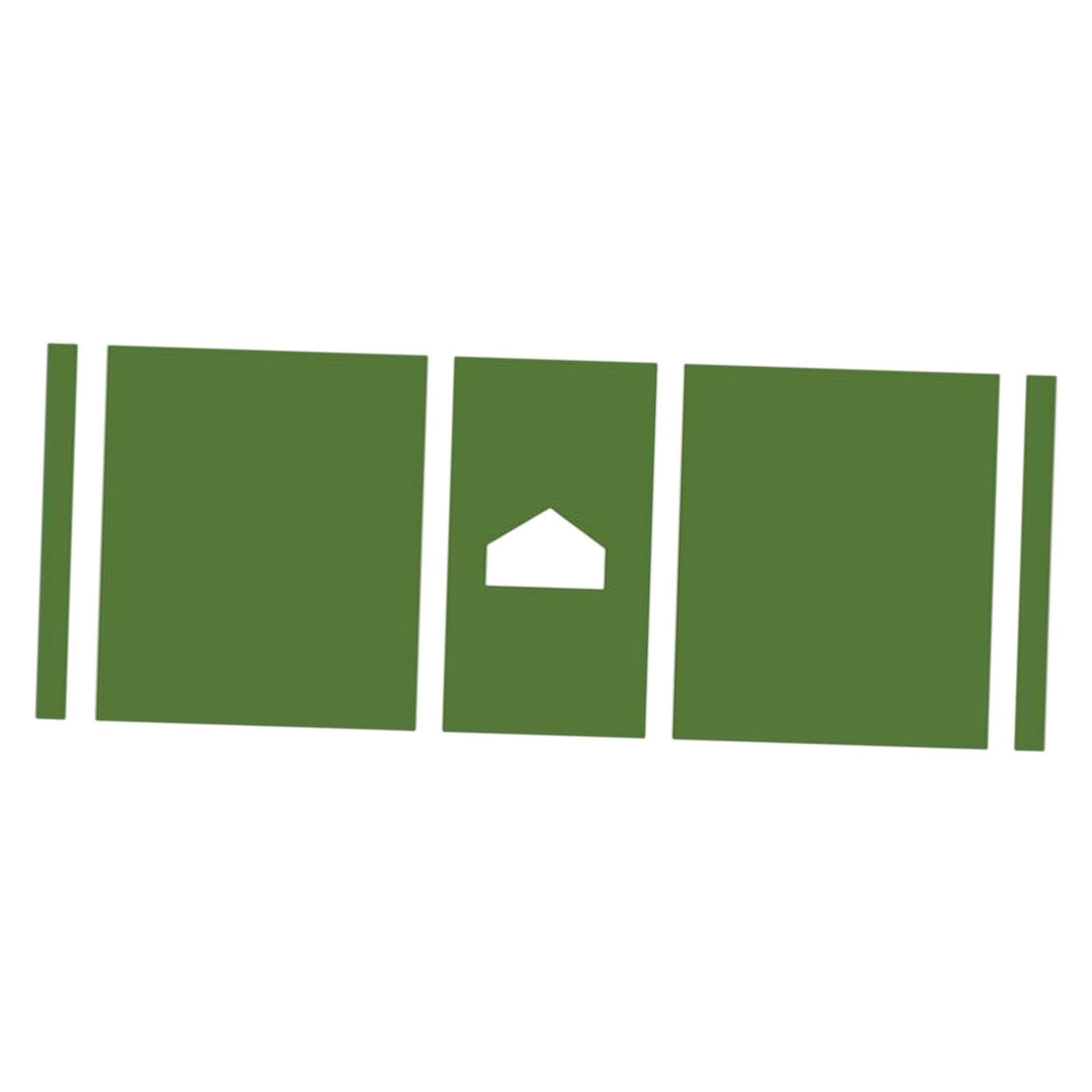 Yiju Baseball Hitting Mat Hitting Batting Practice Equipment Indoor Outdoor Correct Posture Sports Exercise Cushion for Teenagers, Green